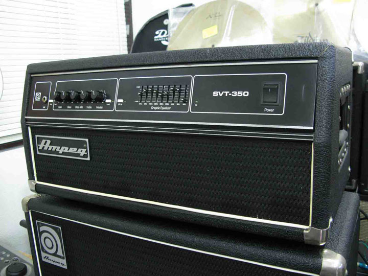 アンペグベースアンプセット Ampeg SVT-350H + SVT-810E セット(中古品)